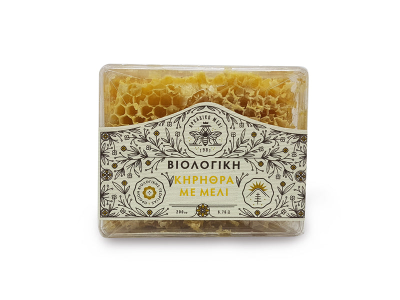 Organic Honeycomb in Honey  200 g