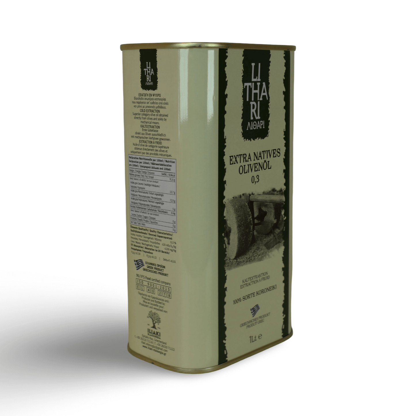 LiTHARI - Extra Virgin Olive Oil 1L