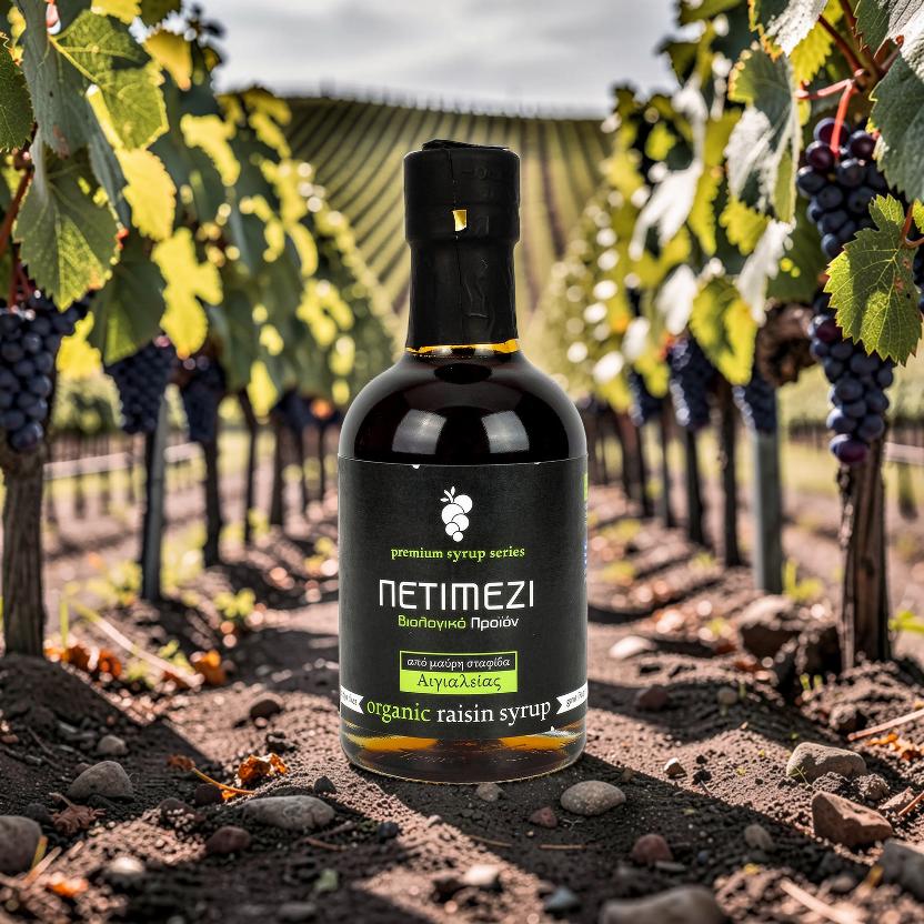 Organic Raisin Syrup (Petimezi) - Greek Natural Sweetener