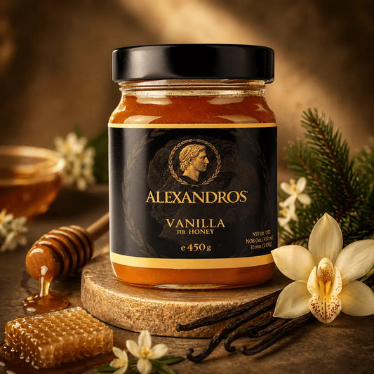 Raw Greek Fir "vanilla" Honey 450g