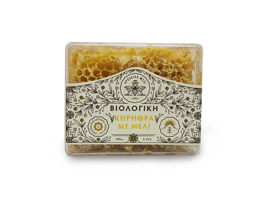 Organic Honeycomb in Honey  200 g