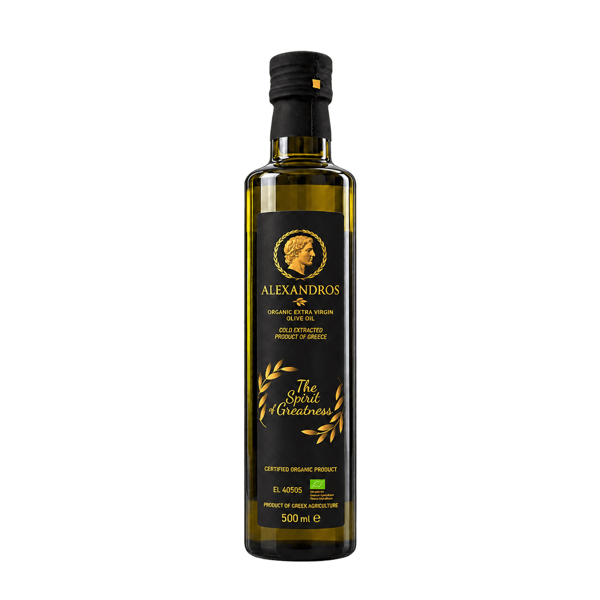 Biologische Extra Vierge Olijfolie 500ml – Alexandros Biofarm Grieks Koud Geperst