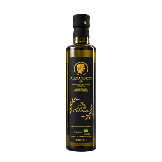 Organic Extra Virgin Olive Oil 500ml – Alexandros Biofarm Greek Cold Extracted.