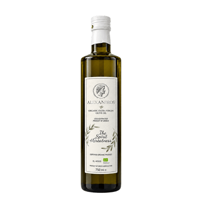 Organic Extra Virgin Olive Oil 750ml – Alexandros Biofarm Greek Cold Extracted