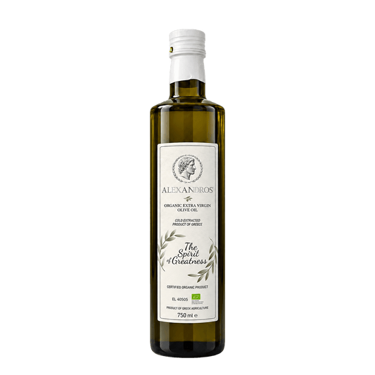 Organic Extra Virgin Olive Oil 750ml – Alexandros Biofarm Greek Cold Extracted