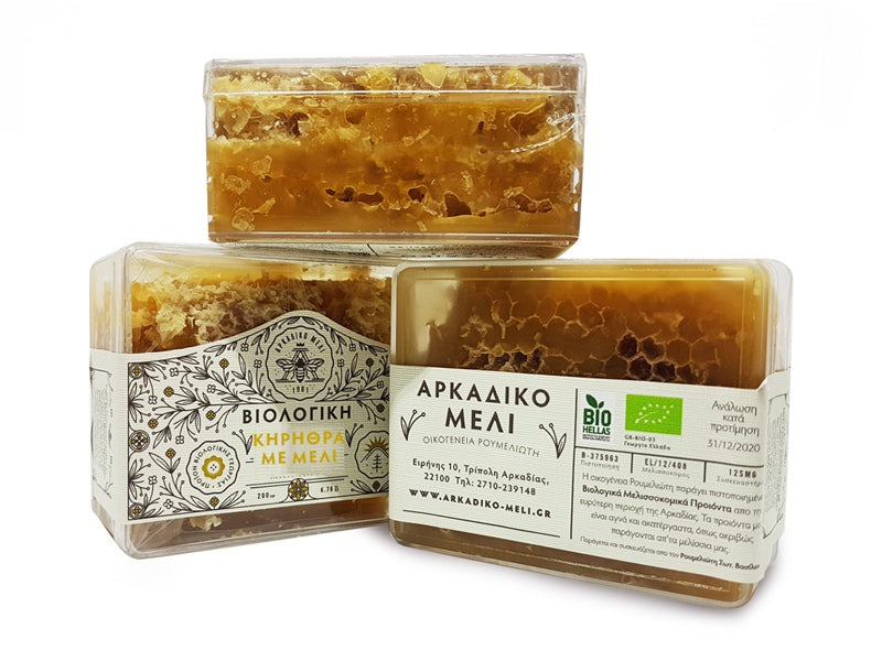 Organic Honeycomb in Honey  200 g