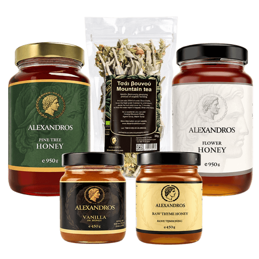 Greek Honey & Mountain Tea Set