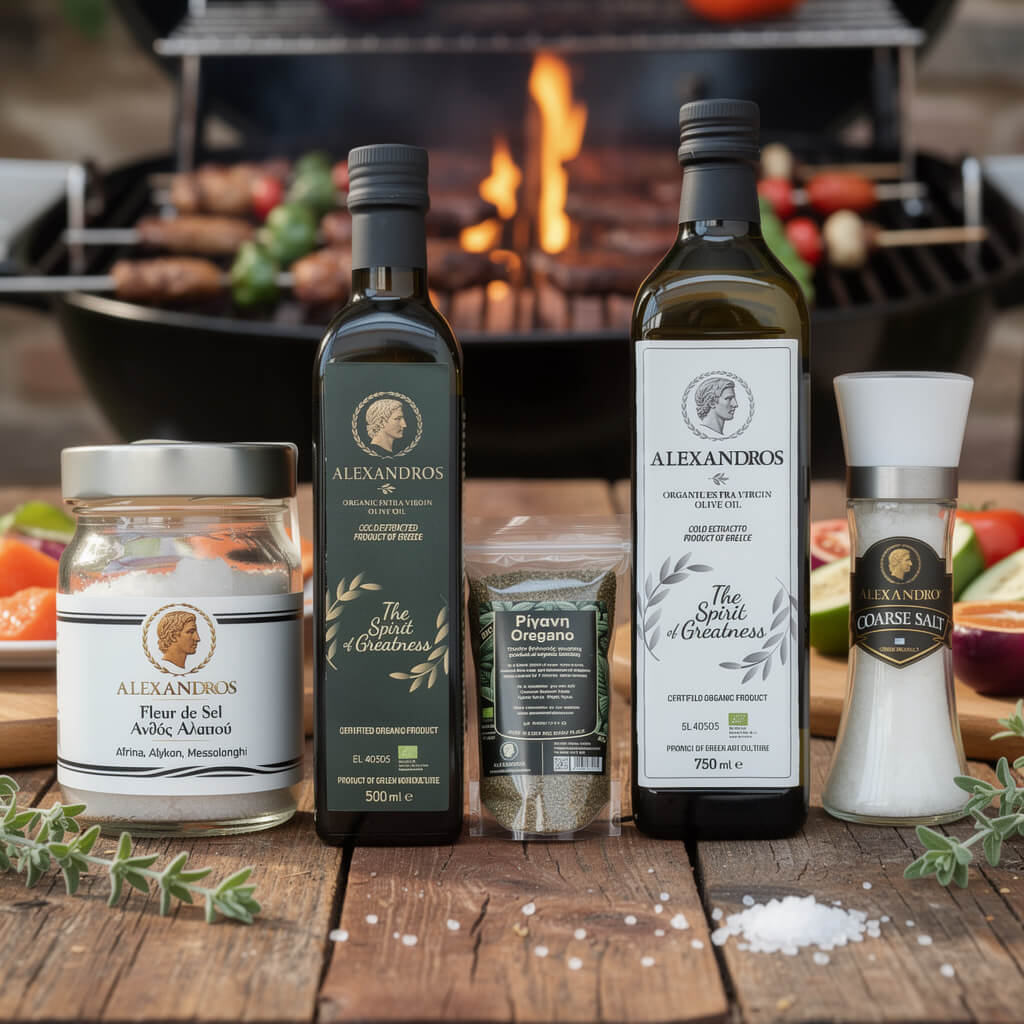 Greek BBQ & Salad Essentials Box