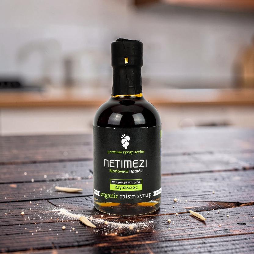 Organic Raisin Syrup (Petimezi) - Greek Natural Sweetener