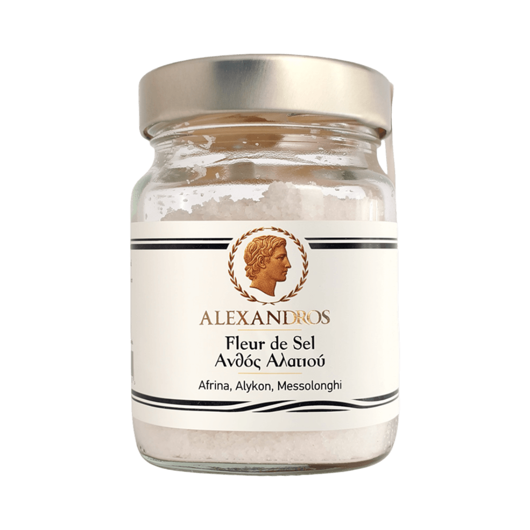 Fleur de Sel 250g - Alexandros Biofarm Greek Sea Salt from Messolonghi