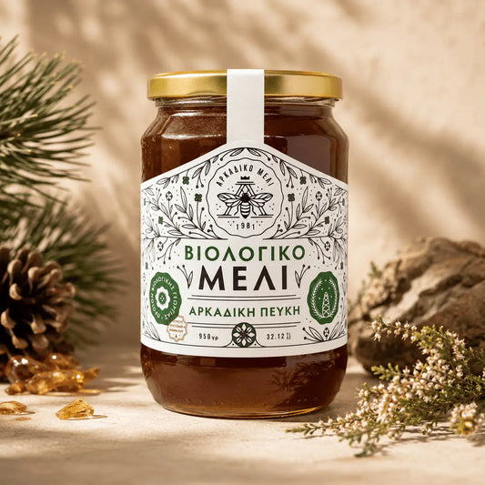 Arcadian Pine Organic Honey 950g