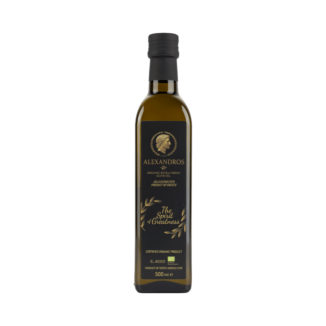 Organic Extra Virgin Olive Oil 500ml – Alexandros Biofarm Greek Cold Extracted