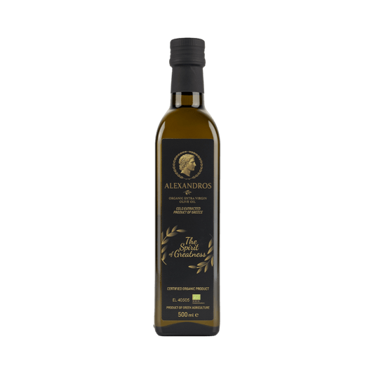 Organic Extra Virgin Olive Oil 500ml – Alexandros Biofarm Greek Cold Extracted