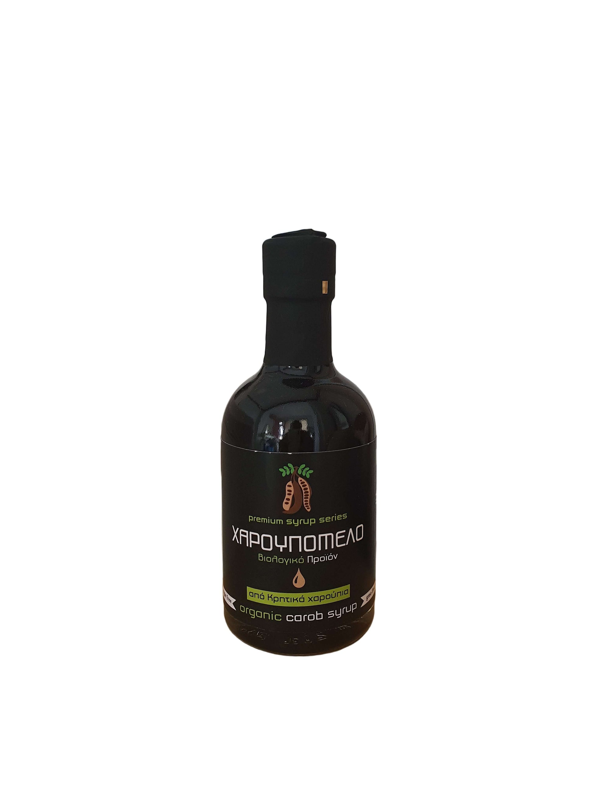 Organic carob syrup 200ml Greek carob honey alternative premium product