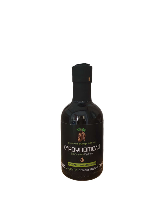 Organic carob syrup 200ml Greek carob honey alternative premium product