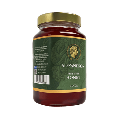Surowy Grecki Miód Sosnowy 950 g – Niefiltrowany