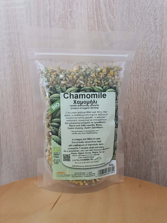 Organic chamomile 30g Greek dried chamomile flowers premium herbal tea