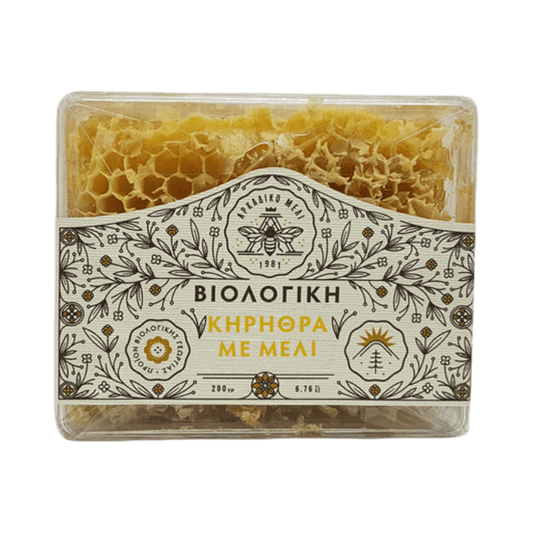 Organic Honeycomb in Honey  200 g