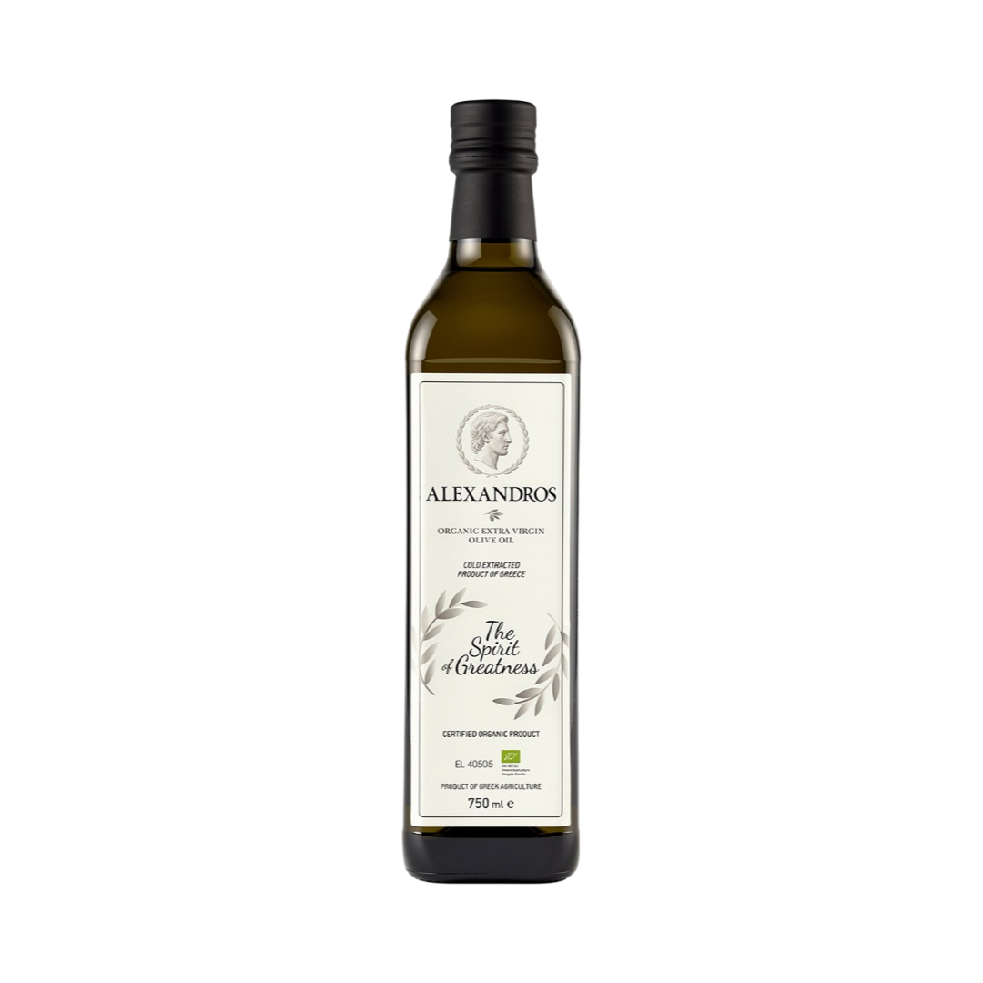 Organic Extra Virgin Olive Oil 750ml – Alexandros Biofarm Greek Cold Extracted