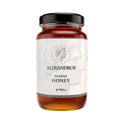 Surowy Grecki Miód Wielokwiatowy 950 g – Niefiltrowany