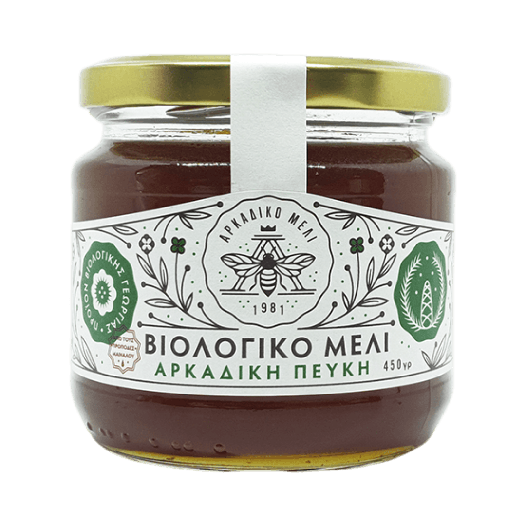 Arcadian Pine Organic Honey 450g