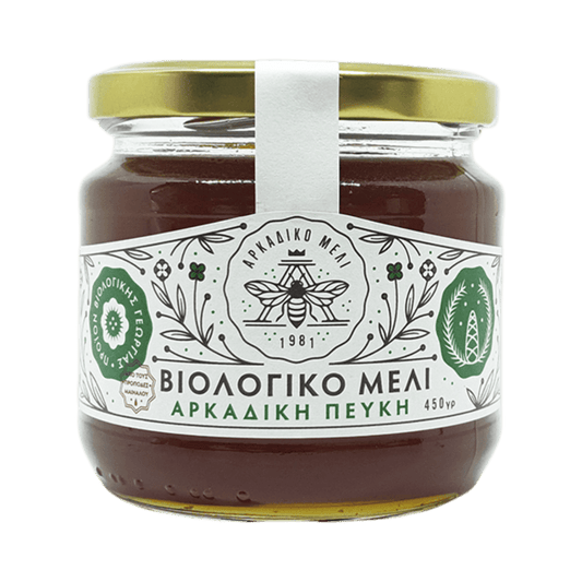 Arcadian Pine Organic Honey 450g