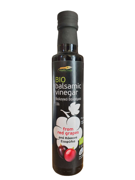 Organic balsam vinegar from red grapes 250ml Greek balsamic vinegar premium bottle