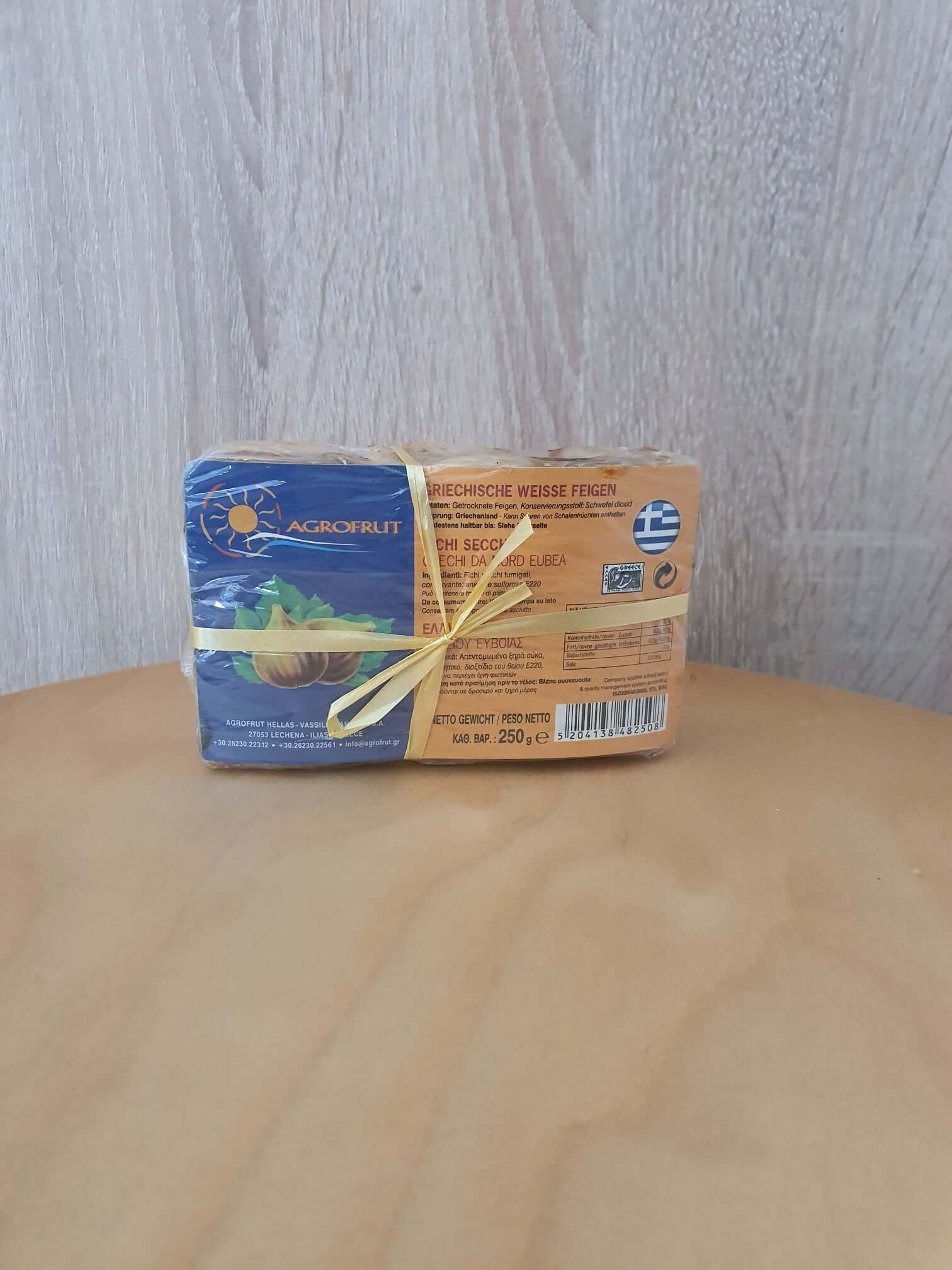 Greek dried figs Evia 250g premium natural sun-dried figs product