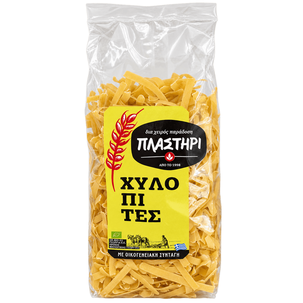 Plastiri Organic Greek Hilopites – Traditional Pasta 500g