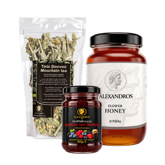 Greek Breakfast Experience – Honey, Jam & Mountain Tea